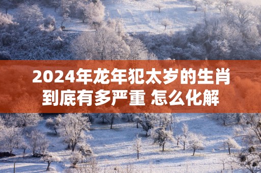 2025年蛇年犯太岁的生肖到底有多严重 怎么化解