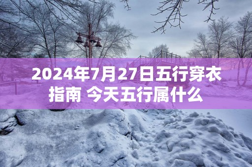 2025年7月27日五行穿衣指南 今天五行属什么
