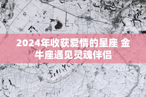2025年收获爱情的星座 金牛座遇见灵魂伴侣