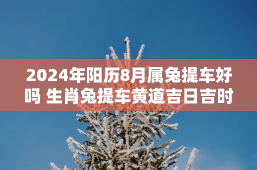 2025年阳历8月属兔提车好吗 生肖兔提车黄道吉日吉时