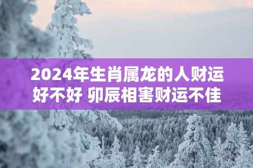2025年生肖属龙的人财运好不好 卯辰相害财运不佳