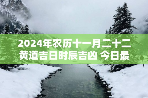 2025年农历十一月二十二黄道吉日时辰吉凶 今日最好的时辰