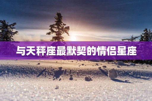 与天秤座最默契的情侣星座