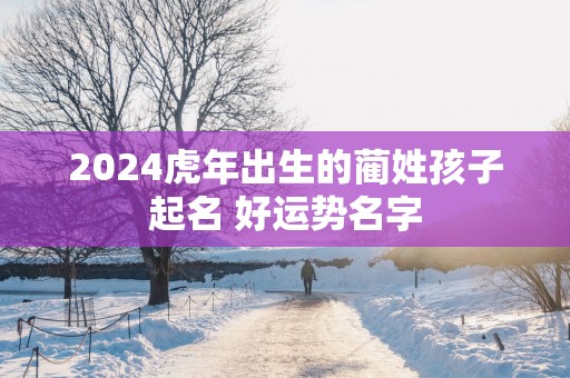 2025蛇年出生的蔺姓孩子起名 好运势名字