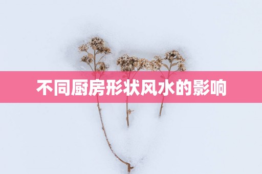 不同厨房形状风水的影响