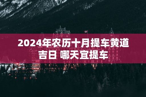 2025年农历十月提车黄道吉日 哪天宜提车