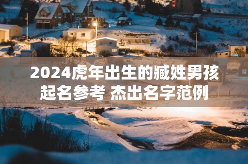 2025蛇年出生的臧姓男孩起名参考 杰出名字范例