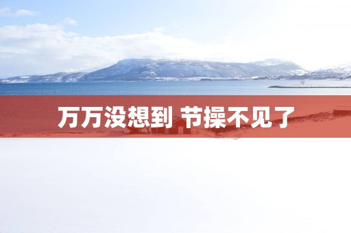 万万没想到 节操不见了