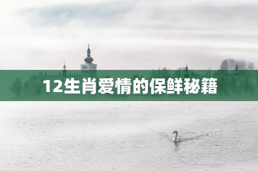 12生肖爱情的保鲜秘籍
