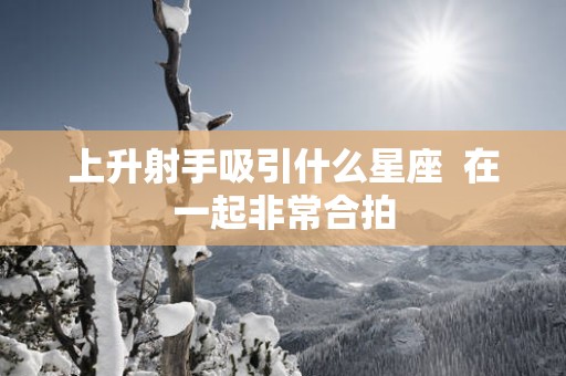 上升射手吸引什么星座  在一起非常合拍