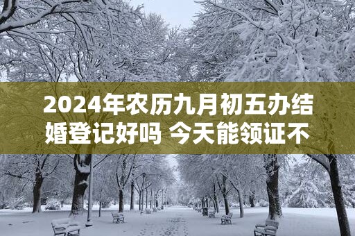 2025年农历九月初五办结婚登记好吗 今天能领证不