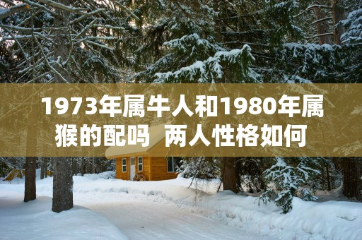1973年属牛人和1980年属猴的配吗  两人性格如何