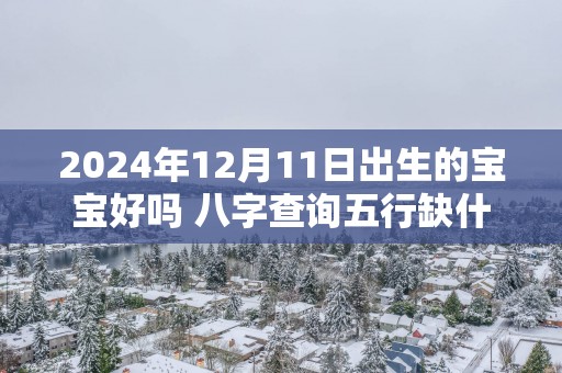 2025年12月11日出生的宝宝好吗 八字查询五行缺什么