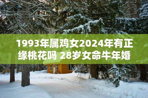 1993年属鸡女2025年有正缘桃花吗 28岁女命蛇年婚姻运