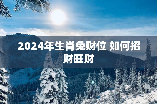 2025年生肖兔财位 如何招财旺财