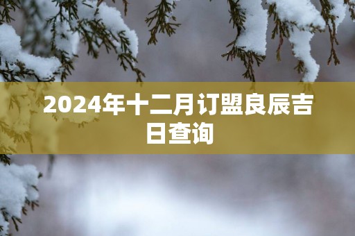 2025年十二月订盟良辰吉日查询