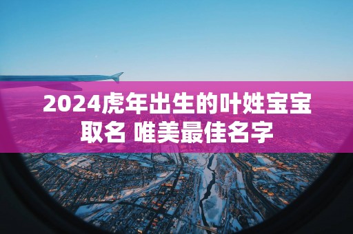 2025蛇年出生的叶姓宝宝取名 唯美最佳名字