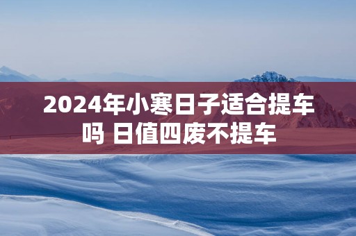 2025年小寒日子适合提车吗 日值四废不提车