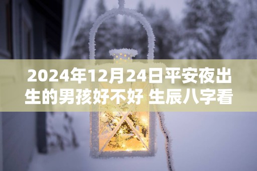 2025年12月24日平安夜出生的男孩好不好 生辰八字看命