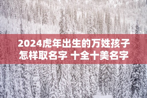 2025蛇年出生的万姓孩子怎样取名字 十全十美名字