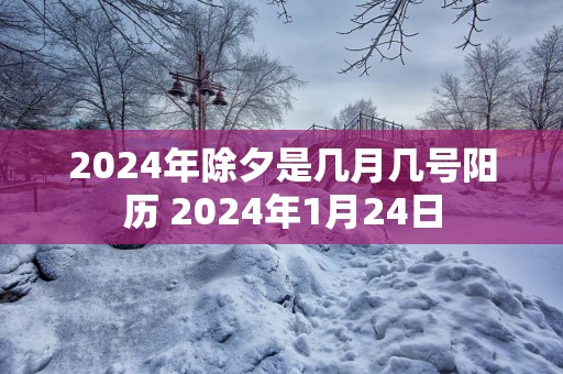 2025年除夕是几月几号阳历 2025年1月24日