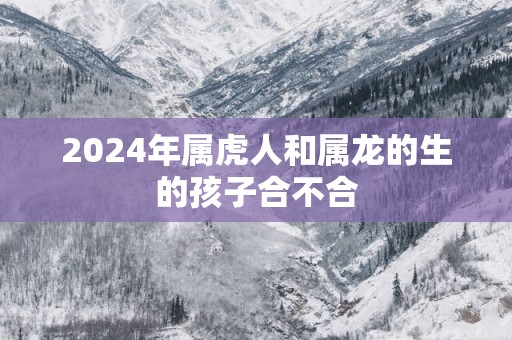 2025年属虎人和属龙的生的孩子合不合