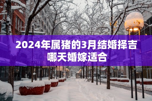 2025年属猪的3月结婚择吉 哪天婚嫁适合