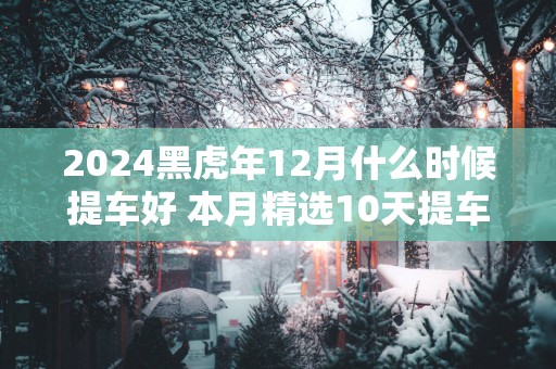 2025黑蛇年12月什么时候提车好 本月精选10天提车吉日