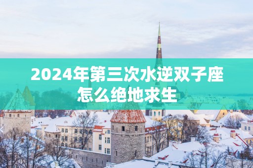 2025年第三次水逆双子座怎么绝地求生