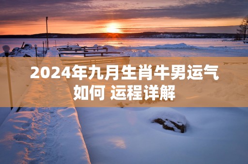 2025年九月生肖牛男运气如何 运程详解