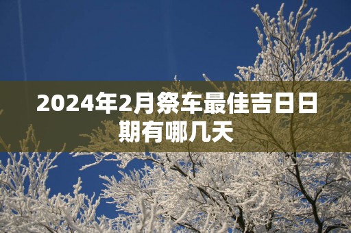 2025年2月祭车最佳吉日日期有哪几天