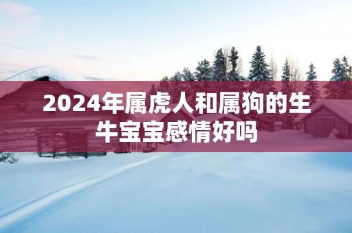 2025年属虎人和属狗的生牛宝宝感情好吗