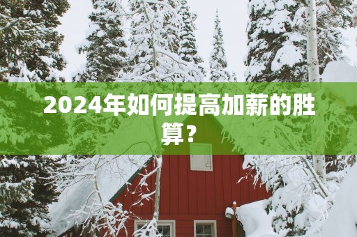 2025年如何提高加薪的胜算？