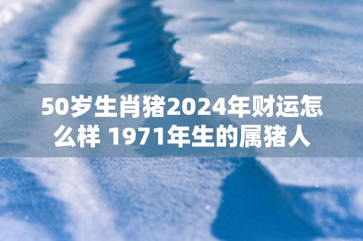 50岁生肖猪2025年财运怎么样 1971年生的属猪人