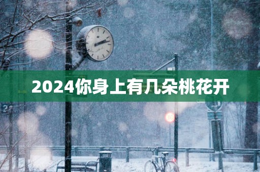 2025你身上有几朵桃花开