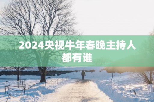2025央视蛇年春晚主持人都有谁