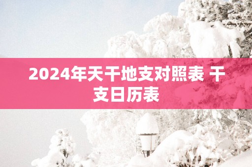 2025年天干地支对照表 干支日历表