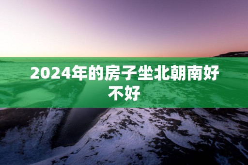 2025年的房子坐北朝南好不好