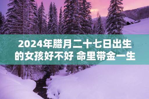 2025年腊月二十七日出生的女孩好不好 命里带金一生昌盛