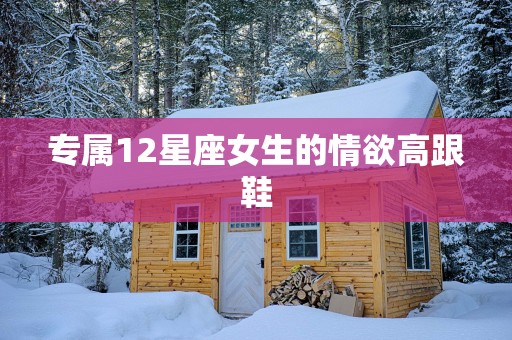 专属12星座女生的情欲高跟鞋
