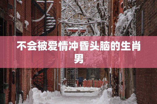不会被爱情冲昏头脑的生肖男