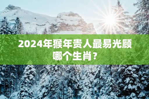 2025年猴年贵人最易光顾哪个生肖？