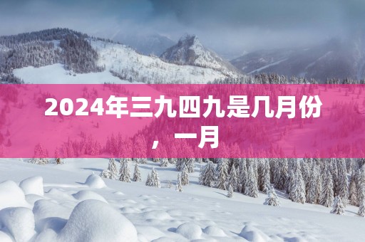 2025年三九四九是几月份，一月