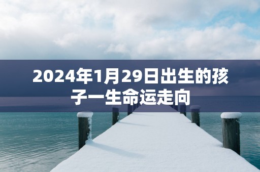 2025年1月29日出生的孩子一生命运走向