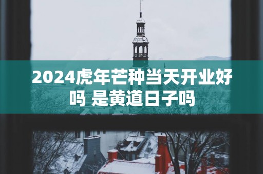 2025蛇年芒种当天开业好吗 是黄道日子吗