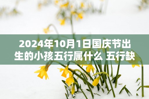 2025年10月1日国庆节出生的小孩五行属什么 五行缺什么