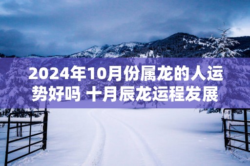 2025年10月份属龙的人运势好吗 十月辰龙运程发展趋势
