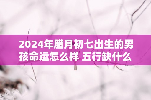 2025年腊月初七出生的男孩命运怎么样 五行缺什么