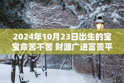 2025年10月23日出生的宝宝命苦不苦 财源广进富贵平安