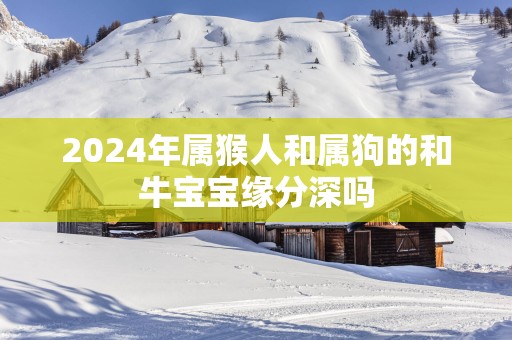 2025年属猴人和属狗的和牛宝宝缘分深吗